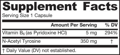 Н-Ацетил Тирозин 350 мг х 120 капсули ДЖАРОУ | Jarrow Formulas N-Acetyl Tyrosine