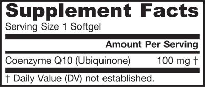 Коензим Q10 Убиквинон 100 мг х 60 капсули ДЖАРОУ | Jarrow Formulas Ubiquinone Q-absorb® Co-Q10