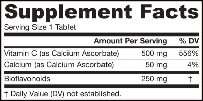 Витамин Ц буфериран 750 мг + цитрусови флавоноиди х 100 таблетки ДЖАРОУ | Jarrow Formulas Vitamin C + Citrus Bioflavonoids