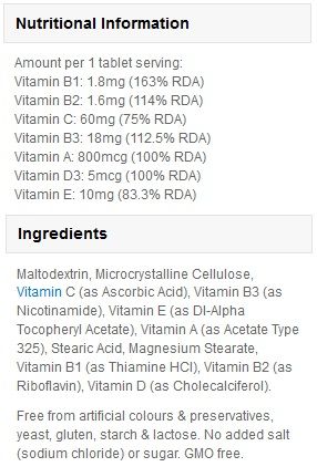 Мултивитамини ежедневни за възрастни х 180 таблетки МАЙПРОТЕИН | Myprotein Daily Vitamins