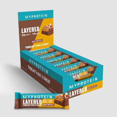 Протеиново барче РАЗЛИЧНИ ВКУСОВЕ 60 гр х 12 броя МАЙПРОТЕИН | Myprotein Layered Protein Bar