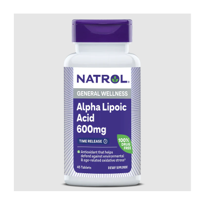 Натрол Алфа липоева киселина SR 600 мг х 45 капсули | Natrol Alpha Lipoic Acid SR