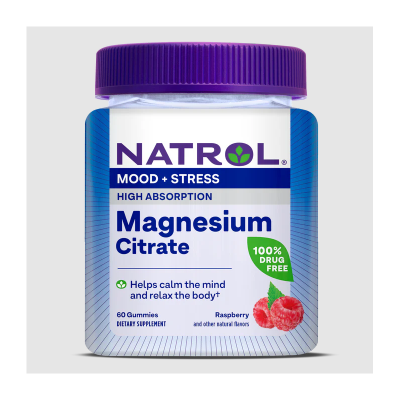 Натрол Магнезий цитрат х 60 желирани таблетки | Natrol Magnesium Citrate Gummies