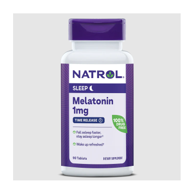 Натрол Мелатонин 1 мг с забавено освождаване х 90 таблетки | Natrol Melatonin Time Release