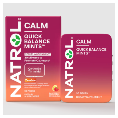 Натрол Формула за успокоение х 30 дози | Natrol Quick Balance Mints Calm