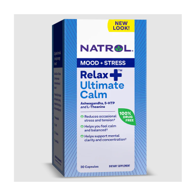 Натрол РЕЛАКСИЯ УЛТИМЕЙТ КАЛМ х 30 капсули | Natrol Relaxia Ultimate Calm